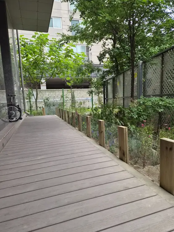 울타리설치 시공 후 3